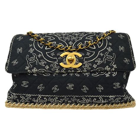 chanel bandana bag|chanel scarf black and white.